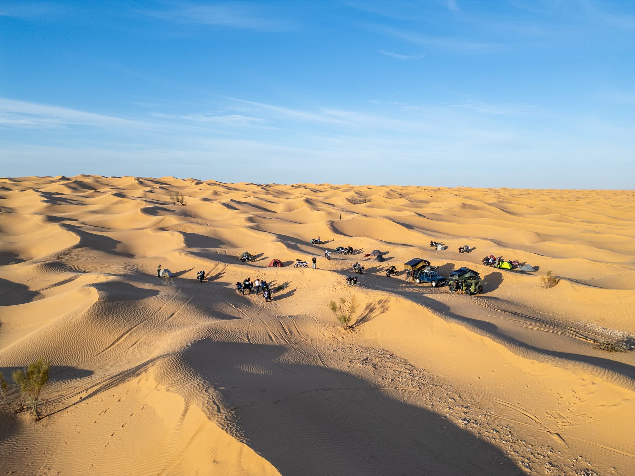 Aerial view of Sahara